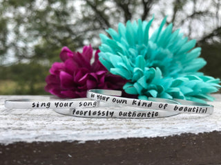 Be Your Own Kind of Beautiful Cuff Bracelet