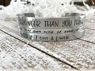 Be Your Own Kind of Beautiful Cuff Bracelet