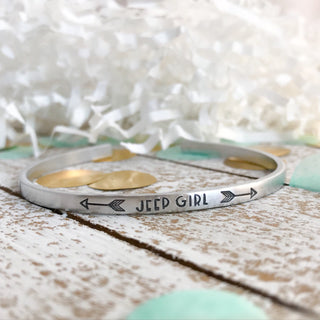 Skinny Jeep Girl Cuff Bracelet