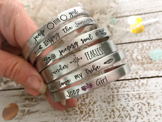 Skinny Jeep Girl Cuff Bracelet