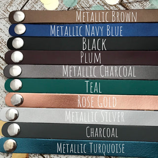 God Is Within Her, She Will Not Fall Leather Cuff Bracelet