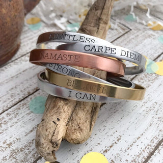 Word of the Year Cuff Bracelet