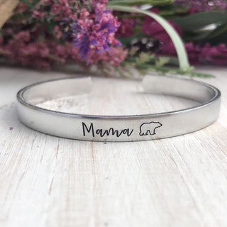Mama Bear Cuff Bracelet