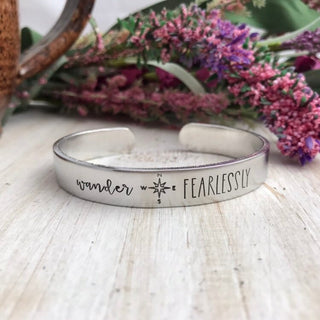Wander Fearlessly Cuff Bracelet