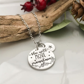 She Will Move Mountains Necklace