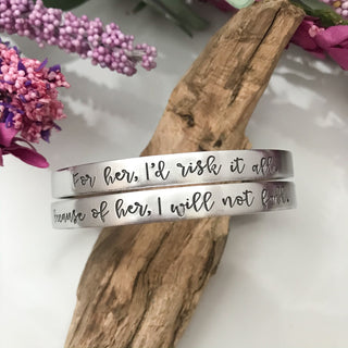 Mother/Daughter Cuff Bracelet Set
