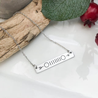 Jeep Girl Bar Necklace