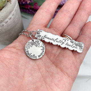 Perfectly Imperfect. Beautifully Broken Necklace