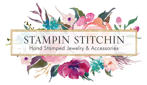 Stampin Stitchin-Hand Stamped Jewelry and Accessories 