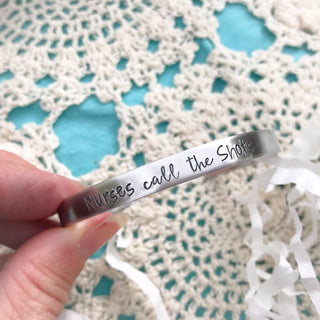 Nurses Call the Shots Cuff Bracelet