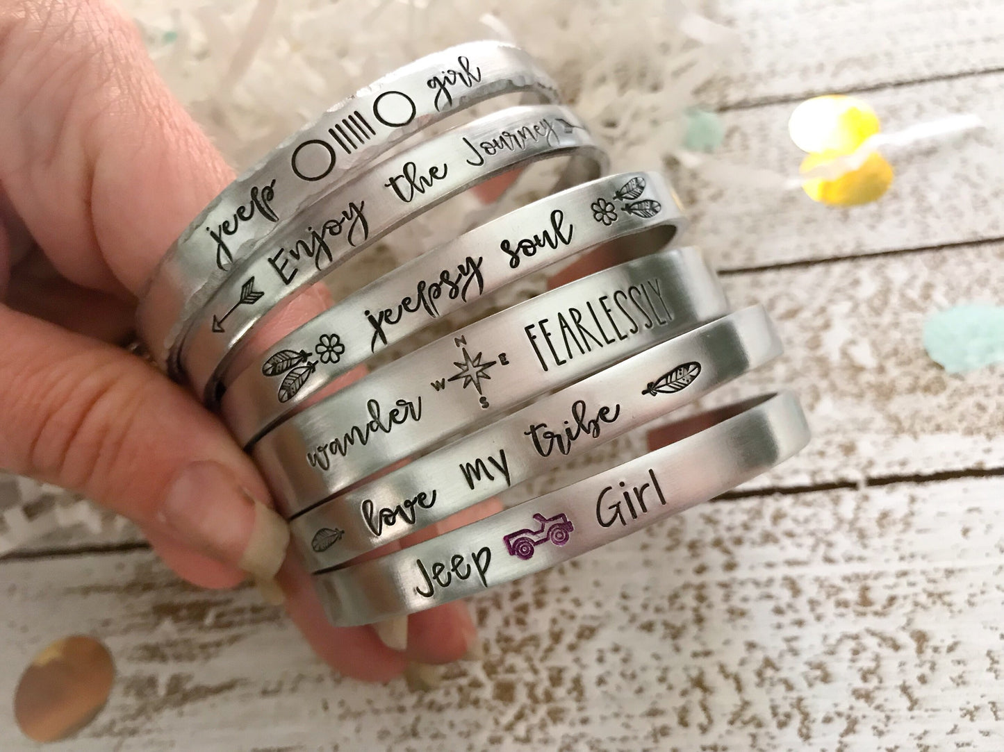 Life is tough, but so are you bracelet--strong woman--hand stamped cuff bracelet--skinny silver mantra bracelet--gift under 20--christmas gi