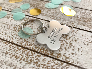 Dog tag--pet name tag--dog ID tag--collar tag--dog accessory--pet gift--christmas gift--birthday gift--dog bone