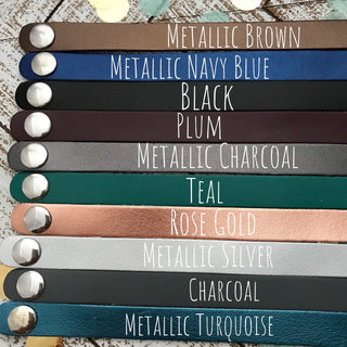 Follow your Dreams bracelet--Genuine Leather cuff bracelet--Graduation Bracelet