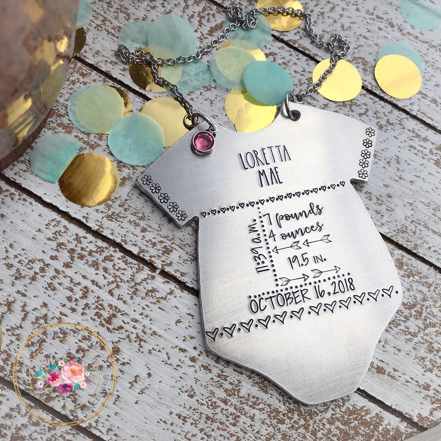 Baby Girl Ornament--Personalized Keepsake Ornament--Custom Christmas Ornament