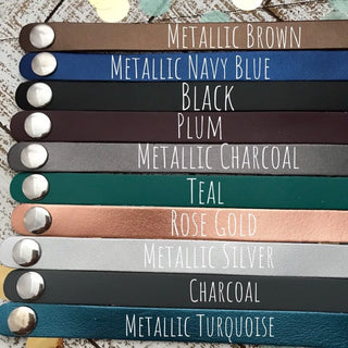 Never Run Back to What Broke You Leather Cuff Bracelet