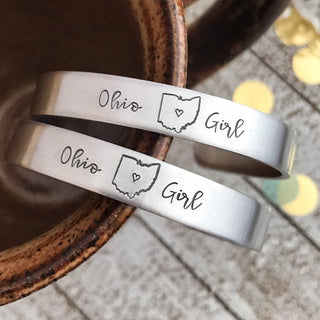 Ohio Girl Cuff Bracelet