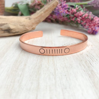 Copper Jeep Cuff Bracelet