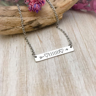 Jeep Girl Necklace with Hearts