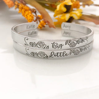 Big Little Bracelet Set--Sorority Gift--Big Little Reveal--College Student Gift--Greek Life--Sorority Sisters Gift--Matching Bracelets