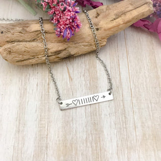 Jeep Girl Necklace with Hearts