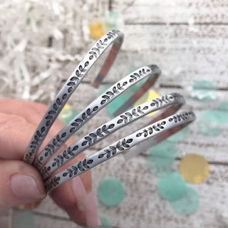 Never Give Up Cuff Bracelet