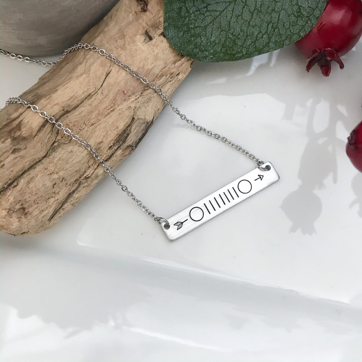 Jeep Girl Bar Necklace