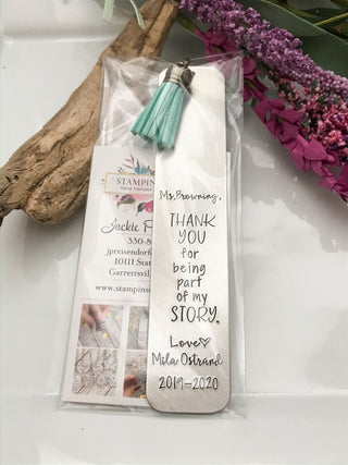 The influence of a good teacher can never be erased—Teacher appreciation gift--Gift for teacher--Library Gift--Custom Teacher Gift