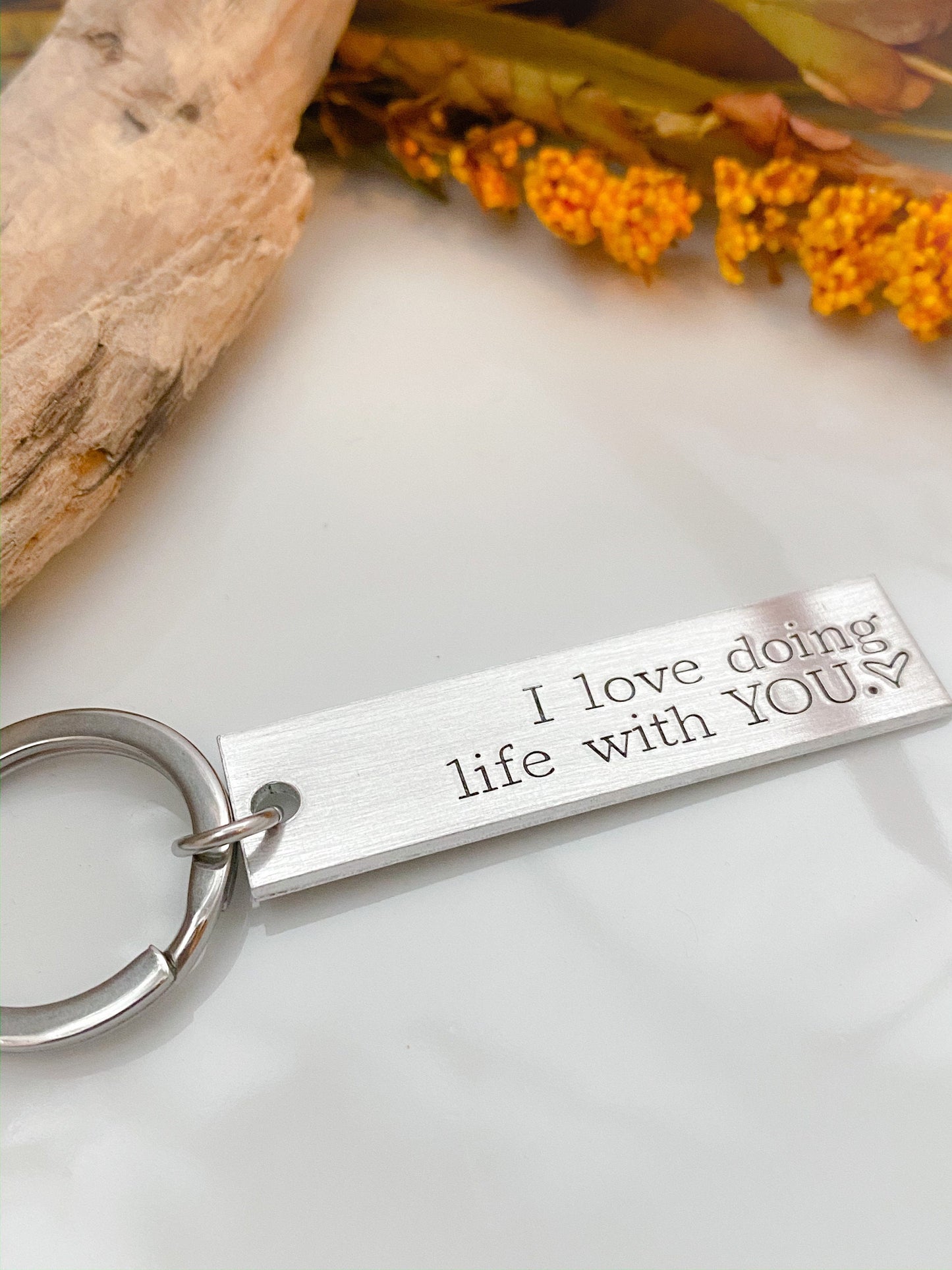 I love doing life with you keychain--Husband Gift--Boyfriend Gift--anniversary gift-Valentine’s Day gift-personalized gift-I love you