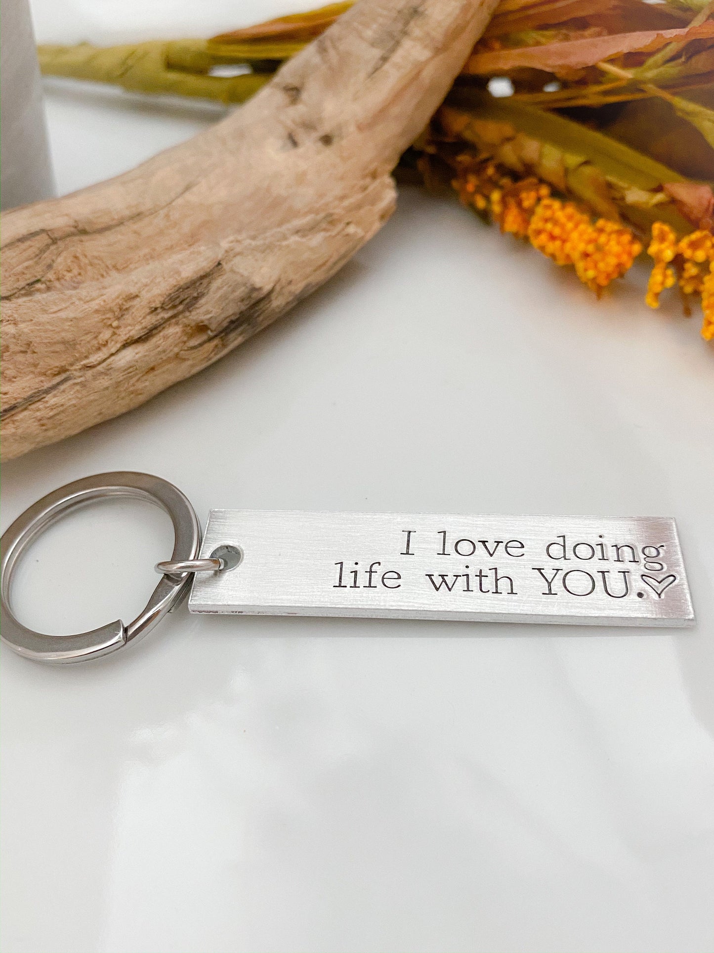 I love doing life with you keychain--Husband Gift--Boyfriend Gift--anniversary gift-Valentine’s Day gift-personalized gift-I love you