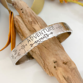 Adventure Awaits Cuff Bracelet