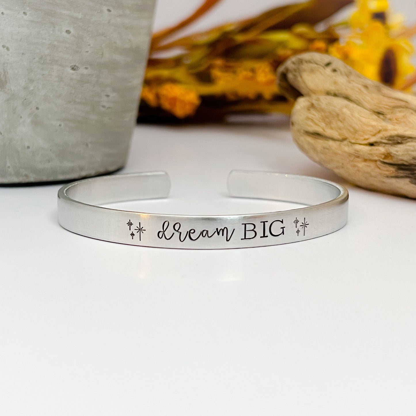 DREAM BIG bracelet--dream jewelry--senior gift--graduation gift--star jewelry--encouragement gift--friend gift--christmas gift