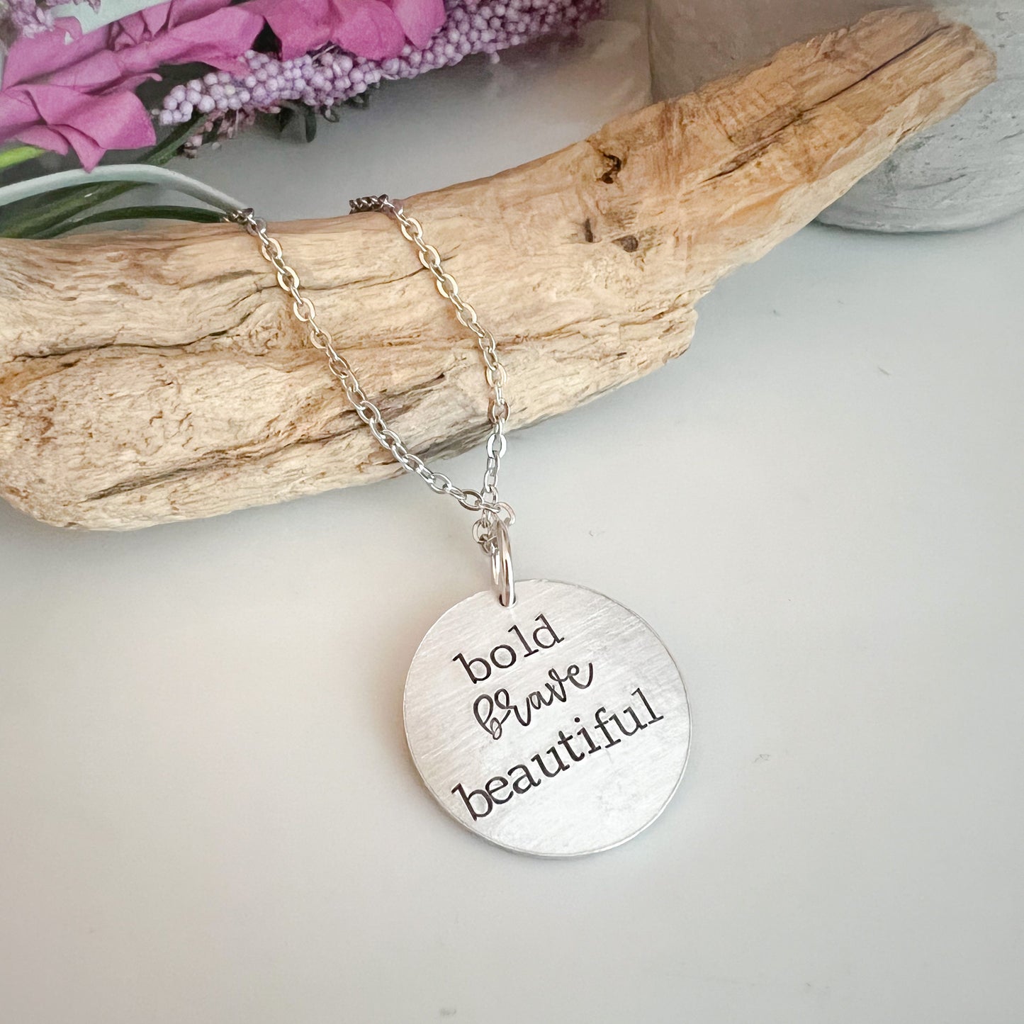 Mountain Necklace--Encouragement Necklace