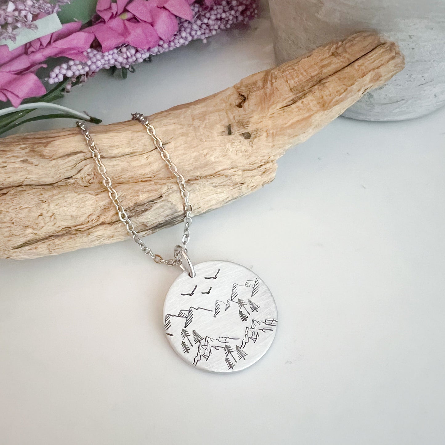 Mountain Necklace--Encouragement Necklace