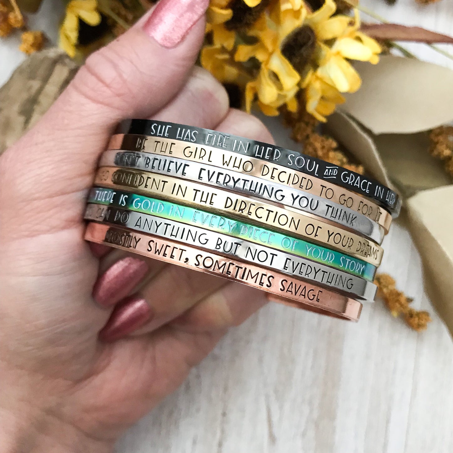 Customized Layering Cuff Bracelet